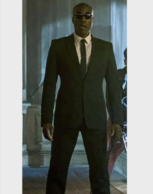 The Matrix 4 Morpheus Black Suit