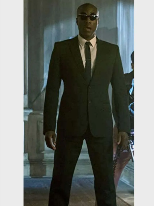 The Matrix 4 Morpheus Black Suit