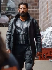 The Punisher One Last Kill Jon Bernthal Leather Coat