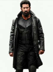 The Punisher One Last Kill Jon Bernthal Leather Coat