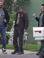 The RIP Matt Damon Brown Police Jacket