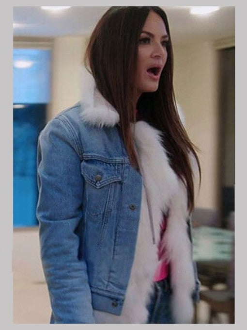 The Real Housewives of Salt Lake City Fur Denim Jacket