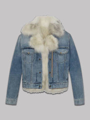 The Real Housewives of Salt Lake City Fur Denim Jacket