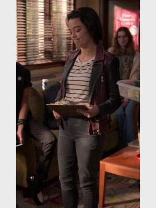 The Sex Lives of College Girls Alicia Leather Jacket