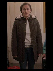 The Sex Lives of College Girls Kimberly Finkle Green Quilted Jacket