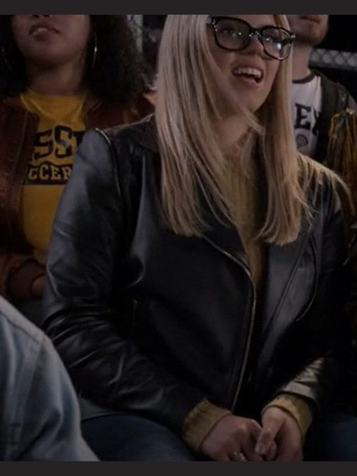 The Sex Lives of College Girls Black Leather Jacket