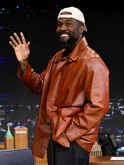 The Tonight Show Yahya Abdul-Mateen II Leather Jacket