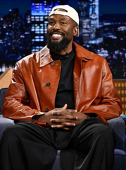 The Tonight Show Yahya Abdul-Mateen II Leather Jacket