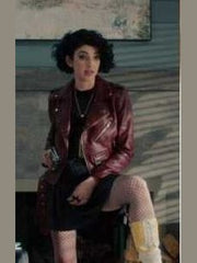 The Imperfects Tilda Webber Maroon Leather Jacket