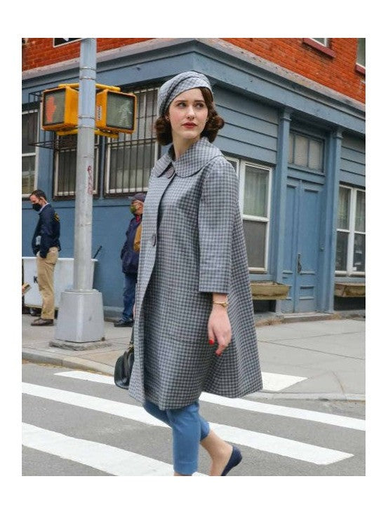 The Marvelous Mrs. Maisel S04 Rachel Brosnahan Grey Coat