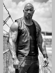 The Fate Of The Furious Dwayne Johnson Leather Vest