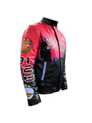 Three Peat Jeff Chicago Bulls Leather Jacket