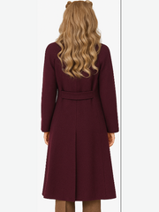 Timeless Tidings of Joy Candace Cameron Bure Purple Coat