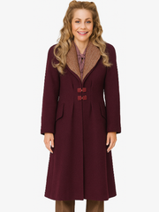 Timeless Tidings of Joy Candace Cameron Bure Purple Coat