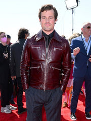 Top Gun Maverick 2022 Brigham Lennox Leather Jacket