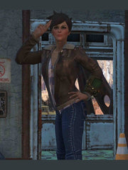 Tracer Fallout 76 Leather Jacket