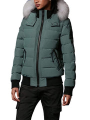 Chicago PD Season 9 Tracy Spiridakos Teal Puffer Jacket