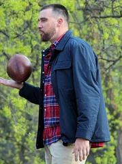 NYC 2026 Central Park Travis Kelce Jacket