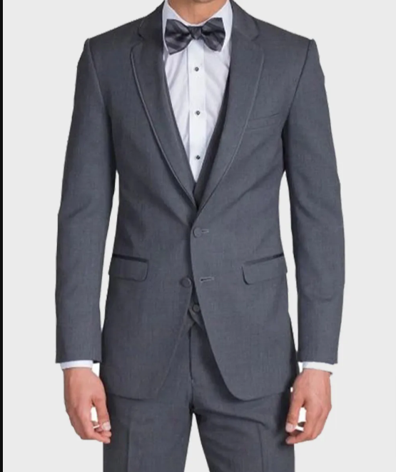 Mens Charcoal Grey Suit