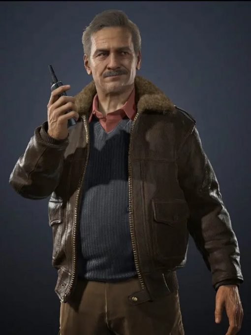 Uncharted 4 Victor Sullivan Leather Jacket