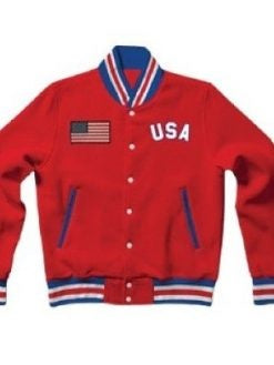 Letterman United States Red Jacket