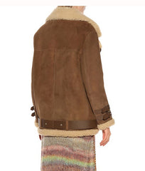 Hailey Baldwin Velocite Shearling Jacket