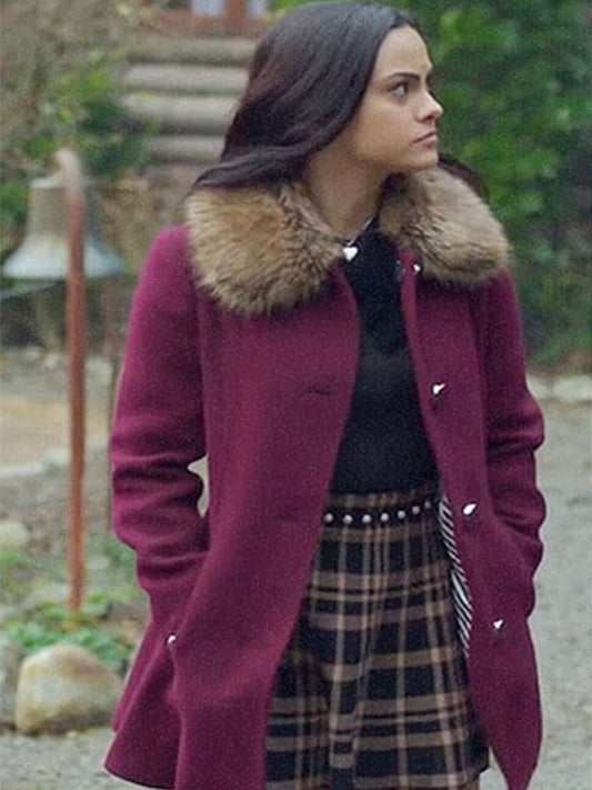 Veronica Lodge Riverdale Purple Coat