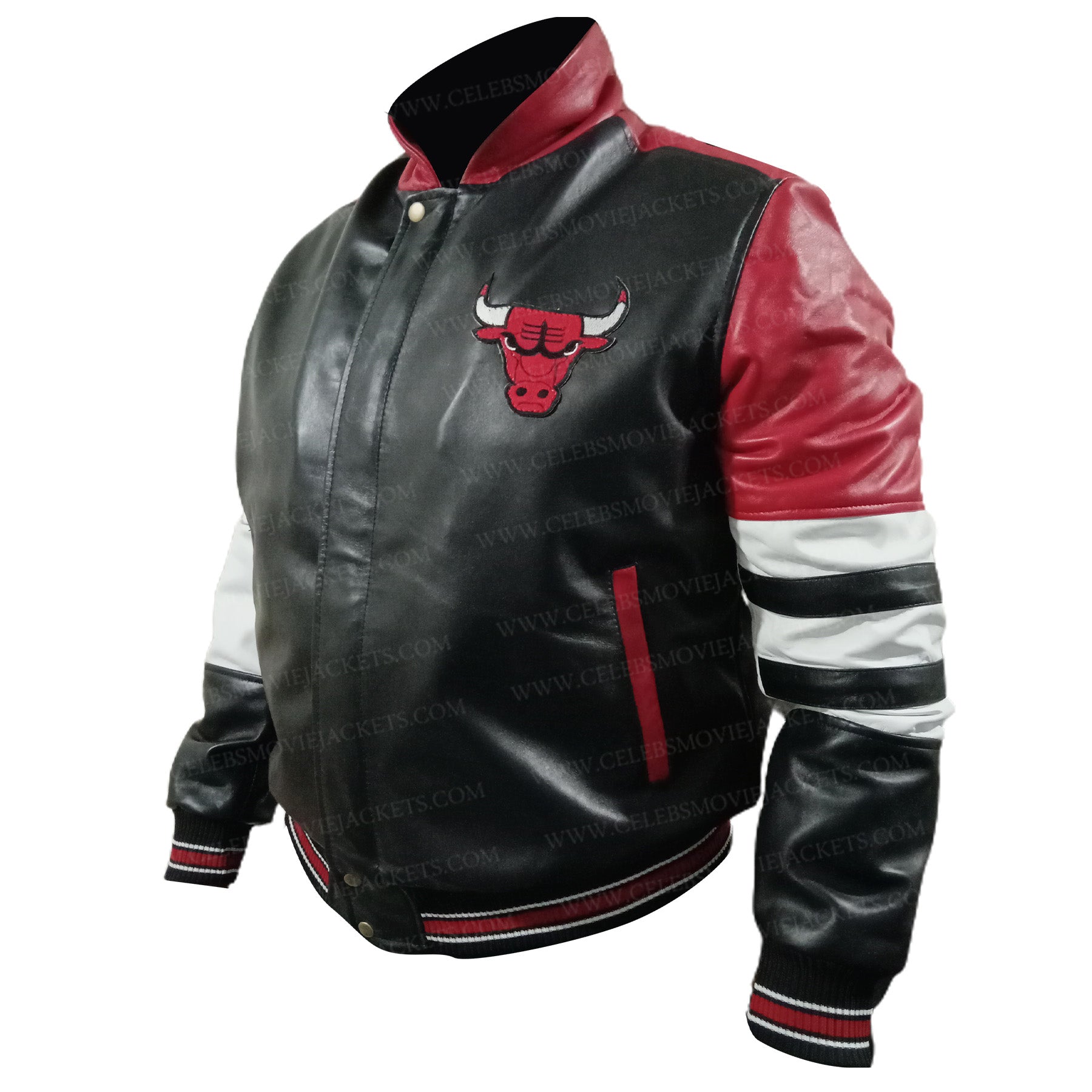Vintage Chicago Bulls Leather Jacket