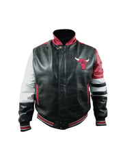 Vintage Chicago Bulls Leather Jacket