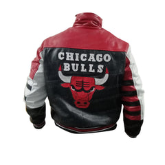 Vintage Chicago Bulls Leather Jacket