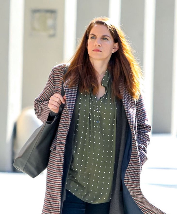 Vivian Inventing Anna Checkered Coat