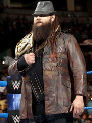 WWE Bray Wyatt Brown Leather Jacket