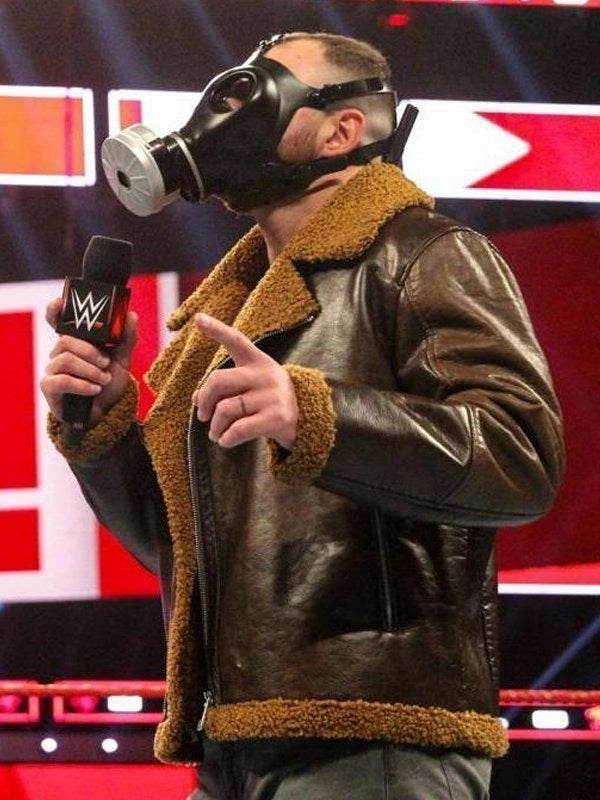 WWE Dean Ambrose Shearling Leather Jacket