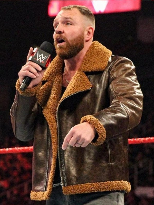 WWE Dean Ambrose Shearling Leather Jacket