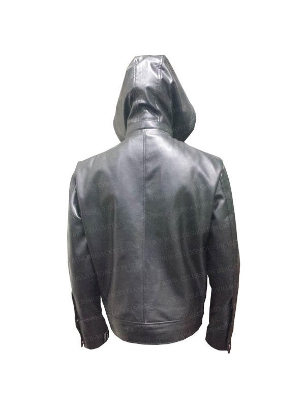 WWE Goldberg Hoodie Leather Jacket