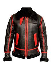 WWII B3 Pilot Sheepskin Leather Jacket