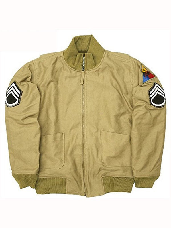 Brad Pitt Fury WW2 Bomber Jacket