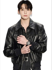 Jung Kook Watch Event 2026 Leather Jacket