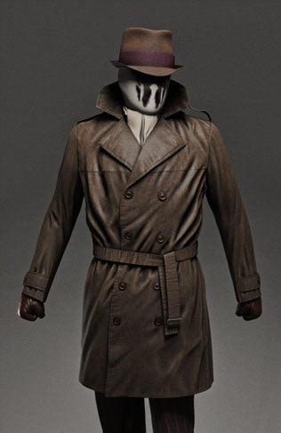 Watchmen Rorschach Leather Trench Coat