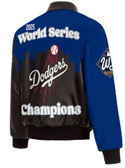 LA Dodgers Champions 2025 Leather Jacket