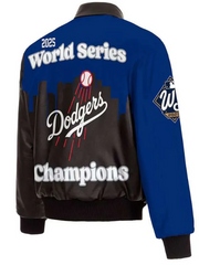 LA Dodgers Champions 2025 Leather Jacket