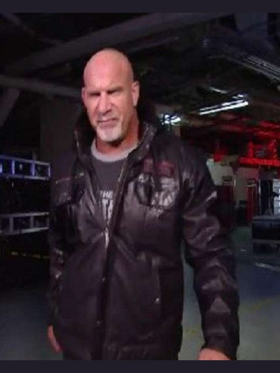 WWE Goldberg Hoodie Leather Jacket