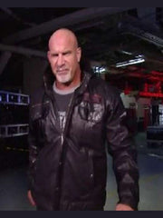 WWE Goldberg Hoodie Leather Jacket