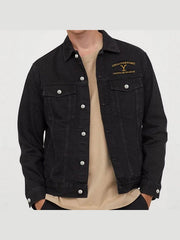 Yellowstone Denim Black Jacket