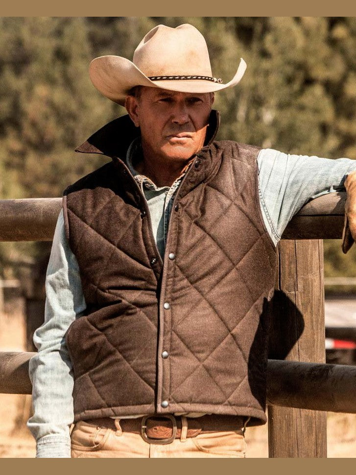 Kevin Costner Yellowstone John Dutton Vest