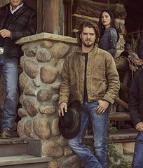 Yellowstone Luke Grimes Leather Jacket