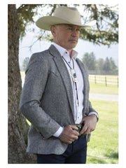 Yellowstone Neal Malcolm Beck Grey Blazer