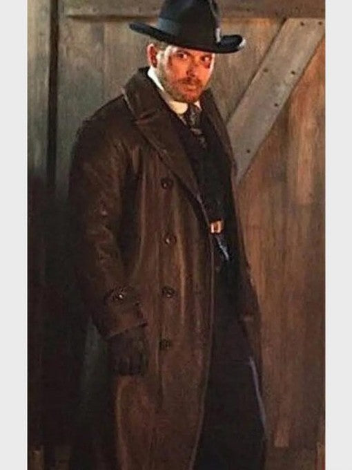 Yellowstone Rip Wheeler Leather Coat