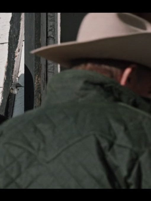 Yellowstone John Dutton Green Quilted Jacket