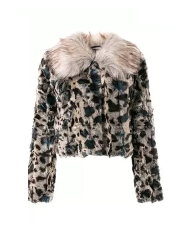 You Season 3 Dottie Quinn Leopard Fur Jacket